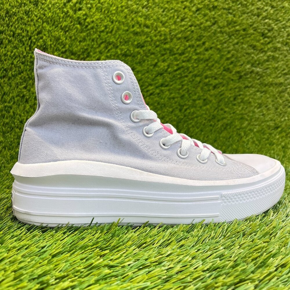 Converse Chuck Taylor All Star Move Girls Size 6Y Purple Athletic Shoes Sneakers